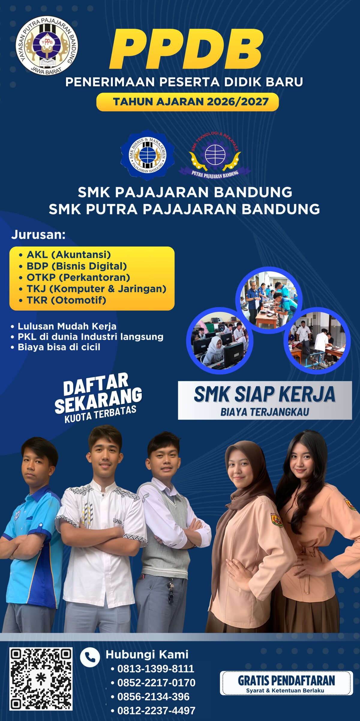 Banner PPDB Yayasan Putra Pajajaran Bandung 2026/2027
